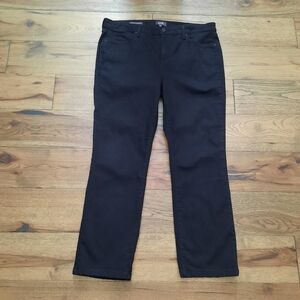 NYDJ Marilyn Straight Black Jeans
